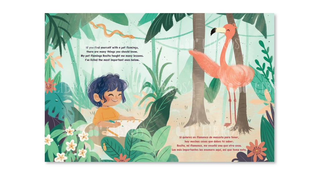 My Pet Flamingo (Bilingual: English and Spanish)