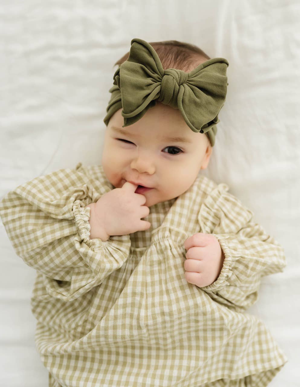 Baby Bling® FAB-BOW-LOUS® soft nylon bow headband: Pink