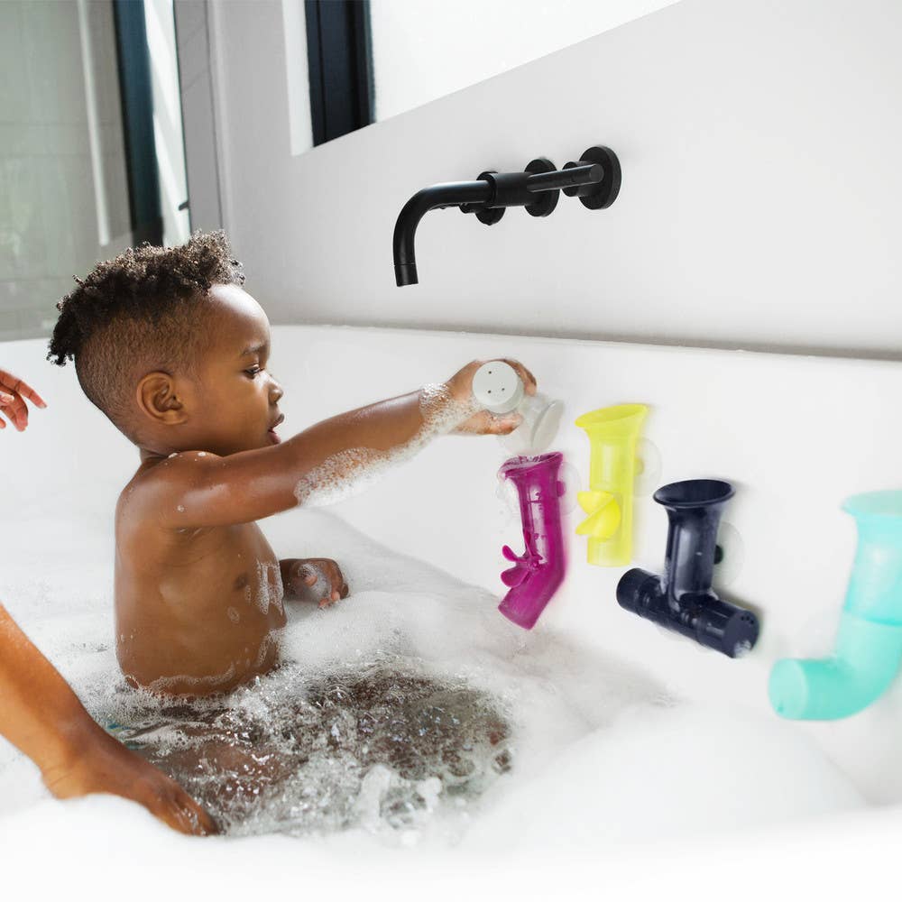 TOMY Boon Pipes Toddler Bath Toys - Bathtub Building Toys