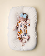 Bamboo Baby Zip Romper | Butterflies