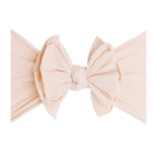 Baby Bling® FAB-BOW-LOUS® soft nylon bow headband: Petal