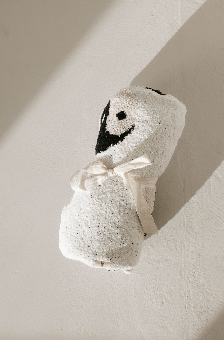 Plush Blanket | Black & White Yin Yang - ADULT