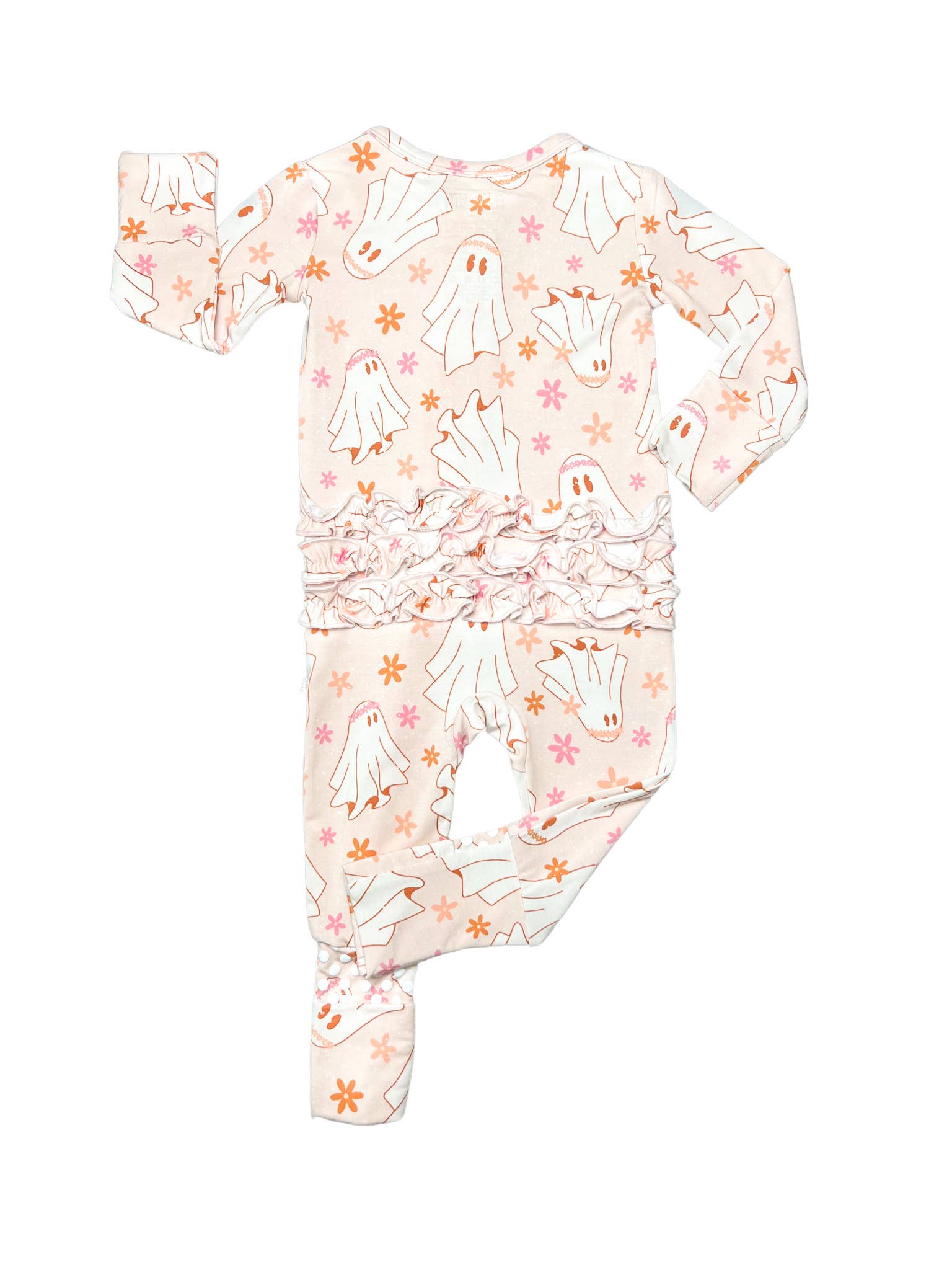 Cassie Ruffle Zip Romper