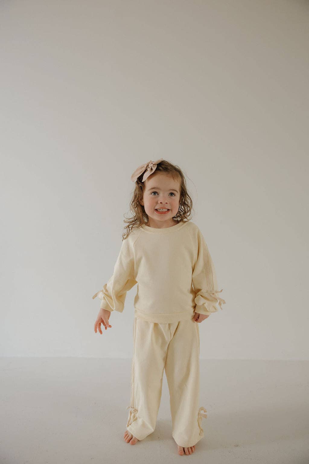 Child's Sweat Set | Buttercream Bows