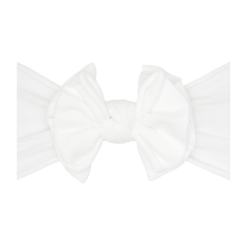 Baby Bling® FAB-BOW-LOUS® soft nylon bow headband: Petal