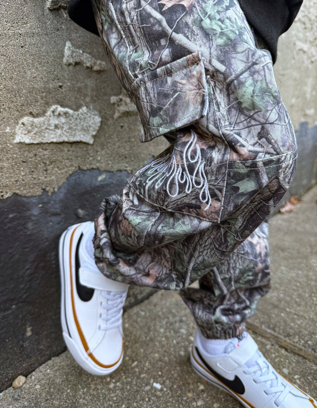 CAMO FLAME • CARGO JOGGERS