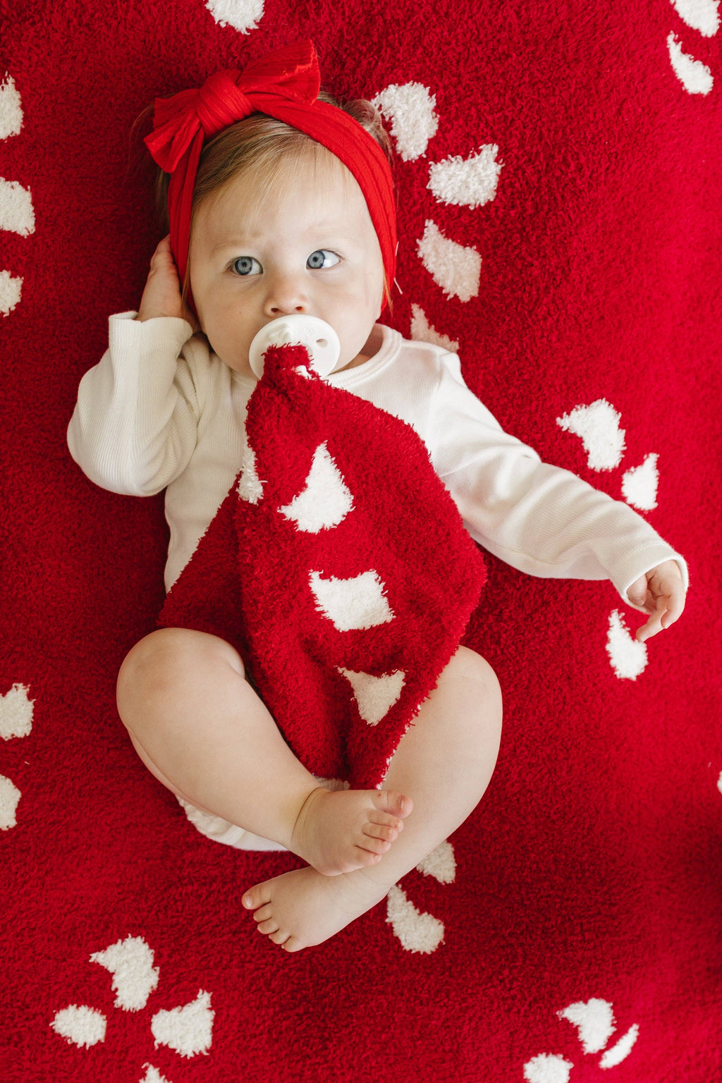 Christmas Fuzzy Blanket | Candy Cane