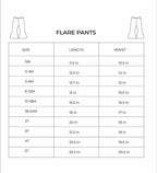 Checkered Flare Pants — Latte