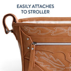 Nash Saddle Adjustable Travel Stroller + Wagon Caddy