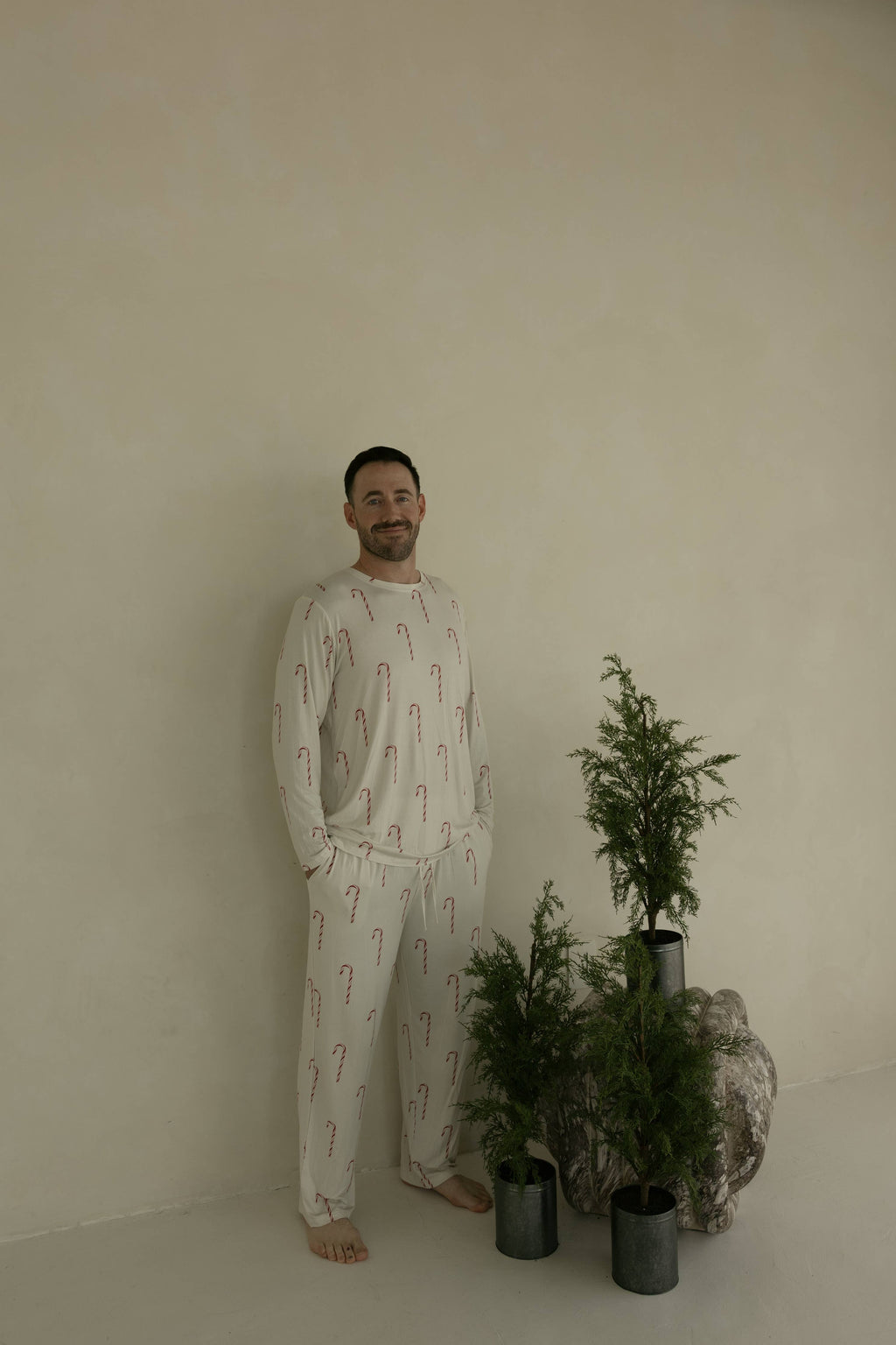 Men's Bamboo Pajamas | Candy Cane
