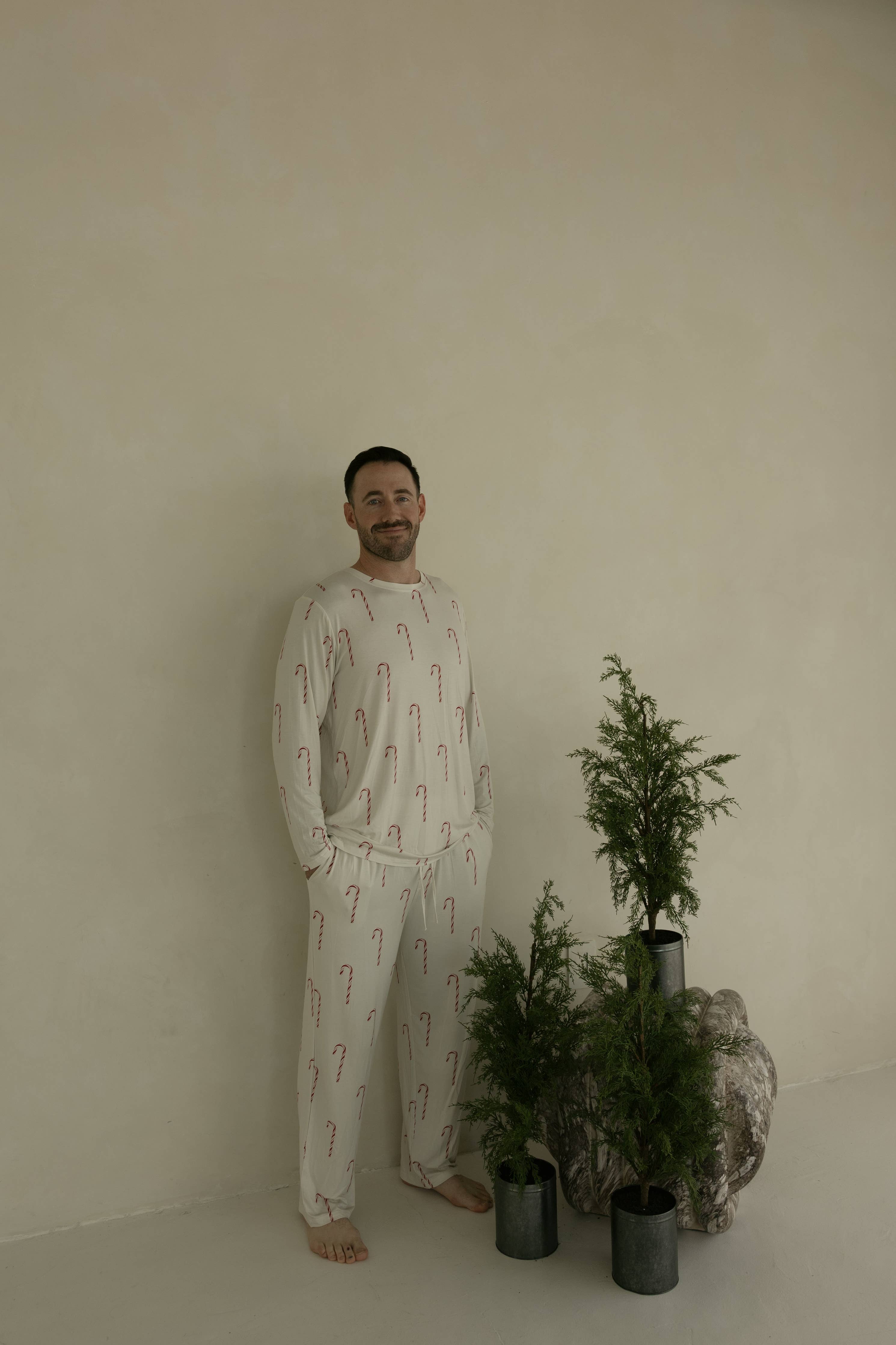 Men's Bamboo Pajamas | Candy Cane