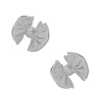 Baby Bling® 2-Pack Baby FAB® Clips soft nylon bow hair clips: Pink
