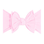 Baby Bling® FAB-BOW-LOUS® soft nylon bow headband: Ivory