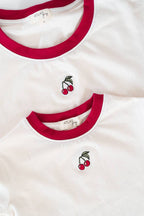 Cherry Cropped Tee