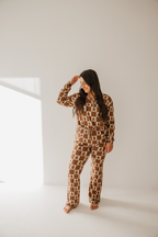 Women's Bamboo Pajama | Gingerbread Checkerboard