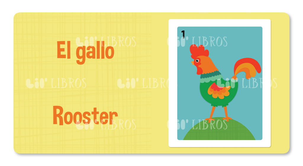 Loteria: First Words / Primeras palabras (Bilingual English and Spanish)