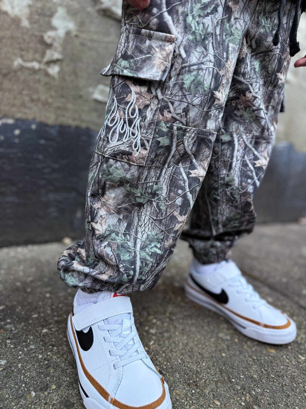 CAMO FLAME • CARGO JOGGERS