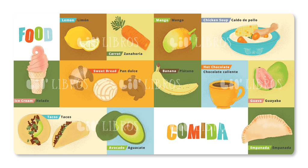 First 100 Words in English & Spanish (Bilingual: English and Spanish)