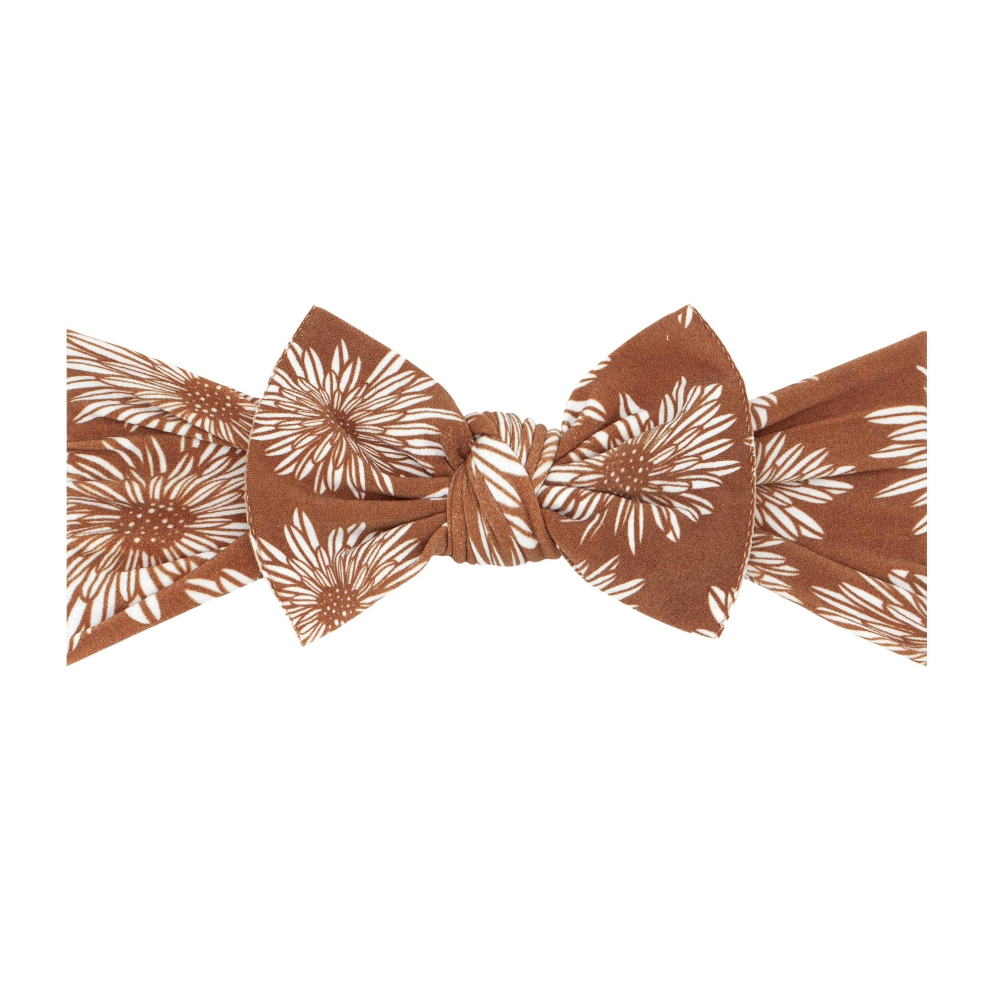 Baby Bling® Fall Printed Knot soft nylon headband: Foxy