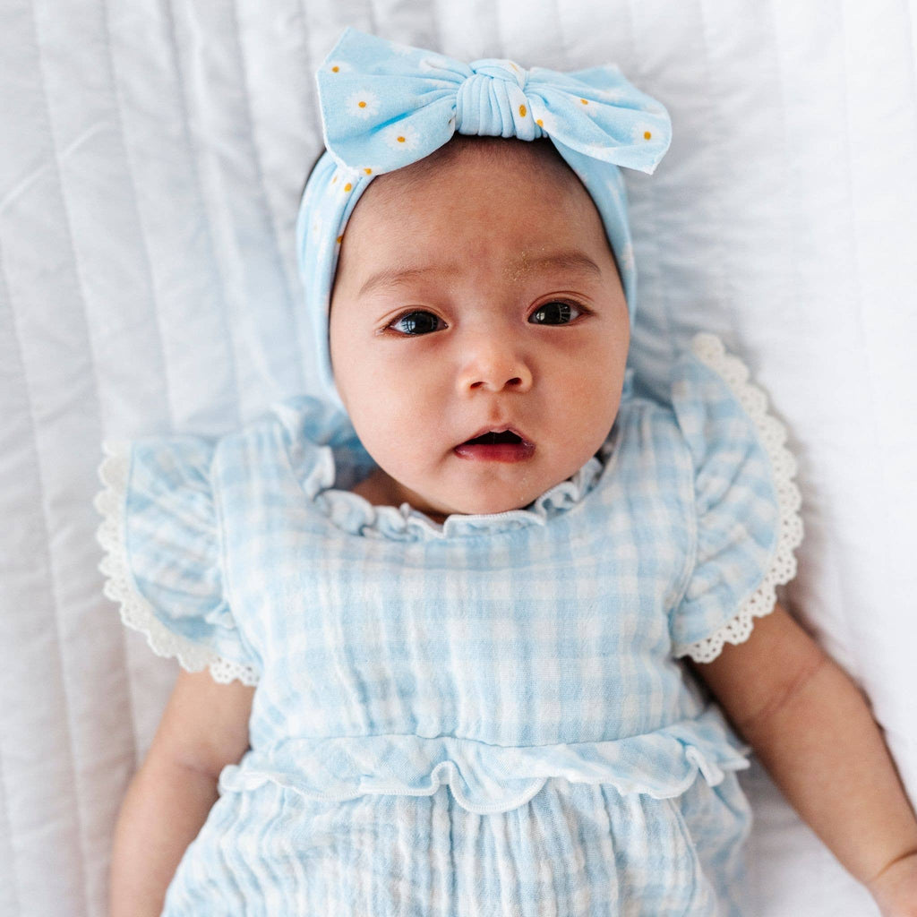 Baby Bling® Printed Knot soft nylon headband: Vega