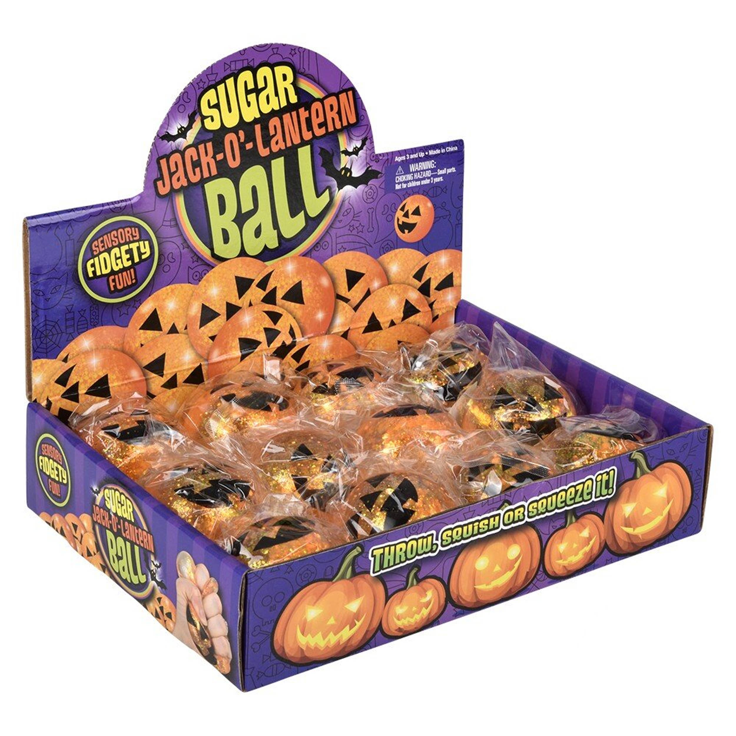 Jack O Lantern Squeezy Ball