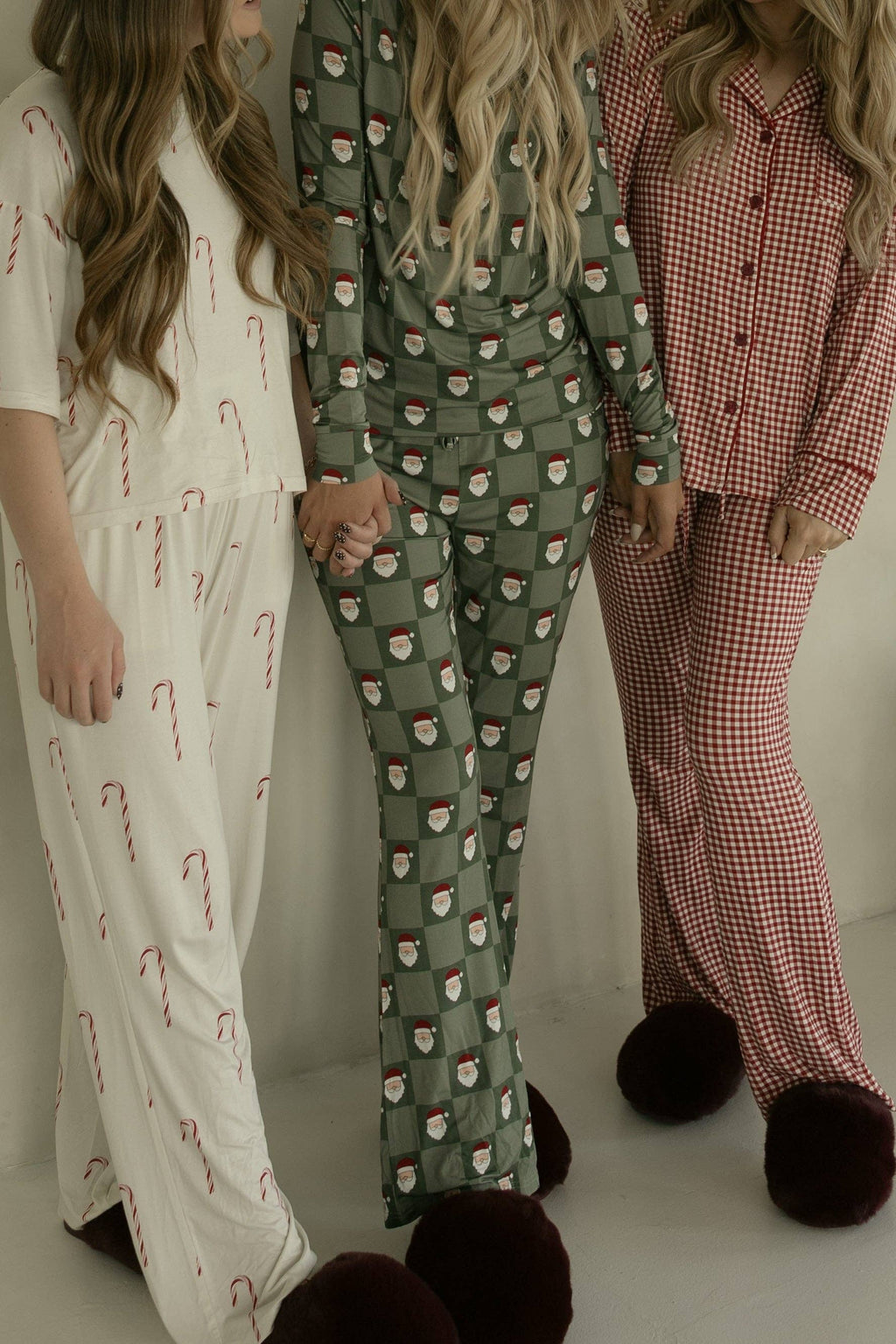 Women's Boxy Tee Lounge Set | Candy Cane