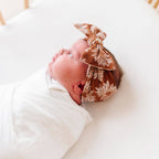 Baby Bling® Fall Printed Knot soft nylon headband: Foxy