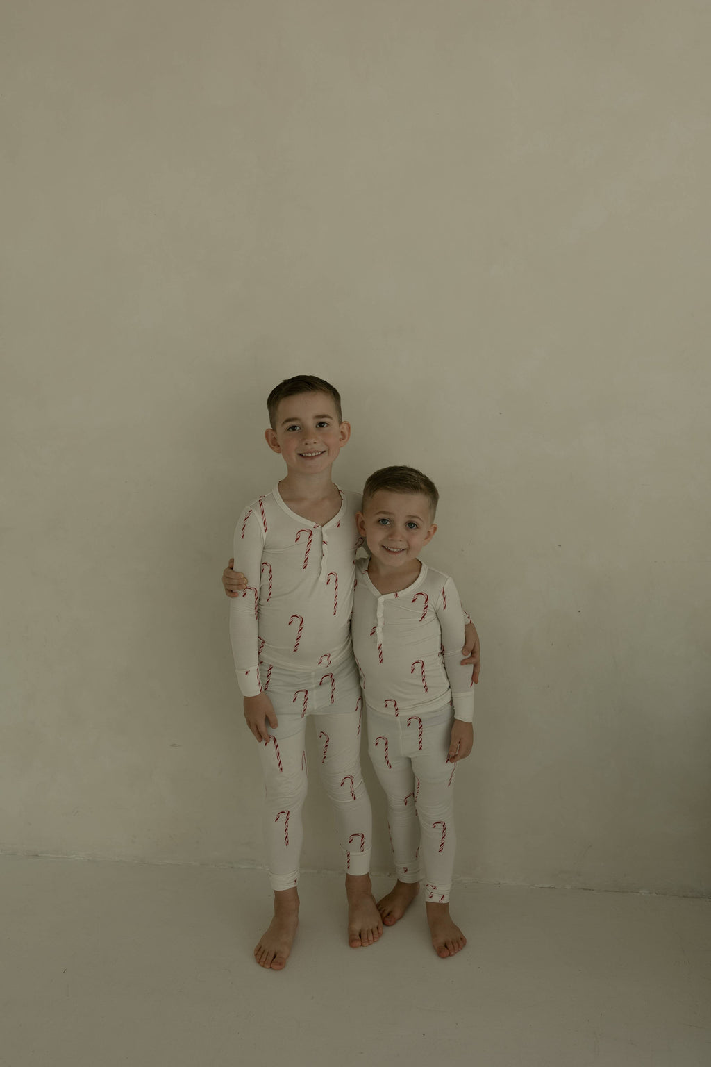 Bamboo Two Piece Pajamas | Candy Cane