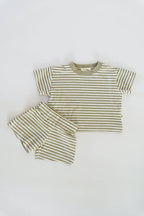 Organic Ringer Short Sleeve Set