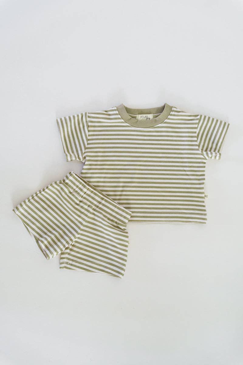 Organic Ringer Short Sleeve Set