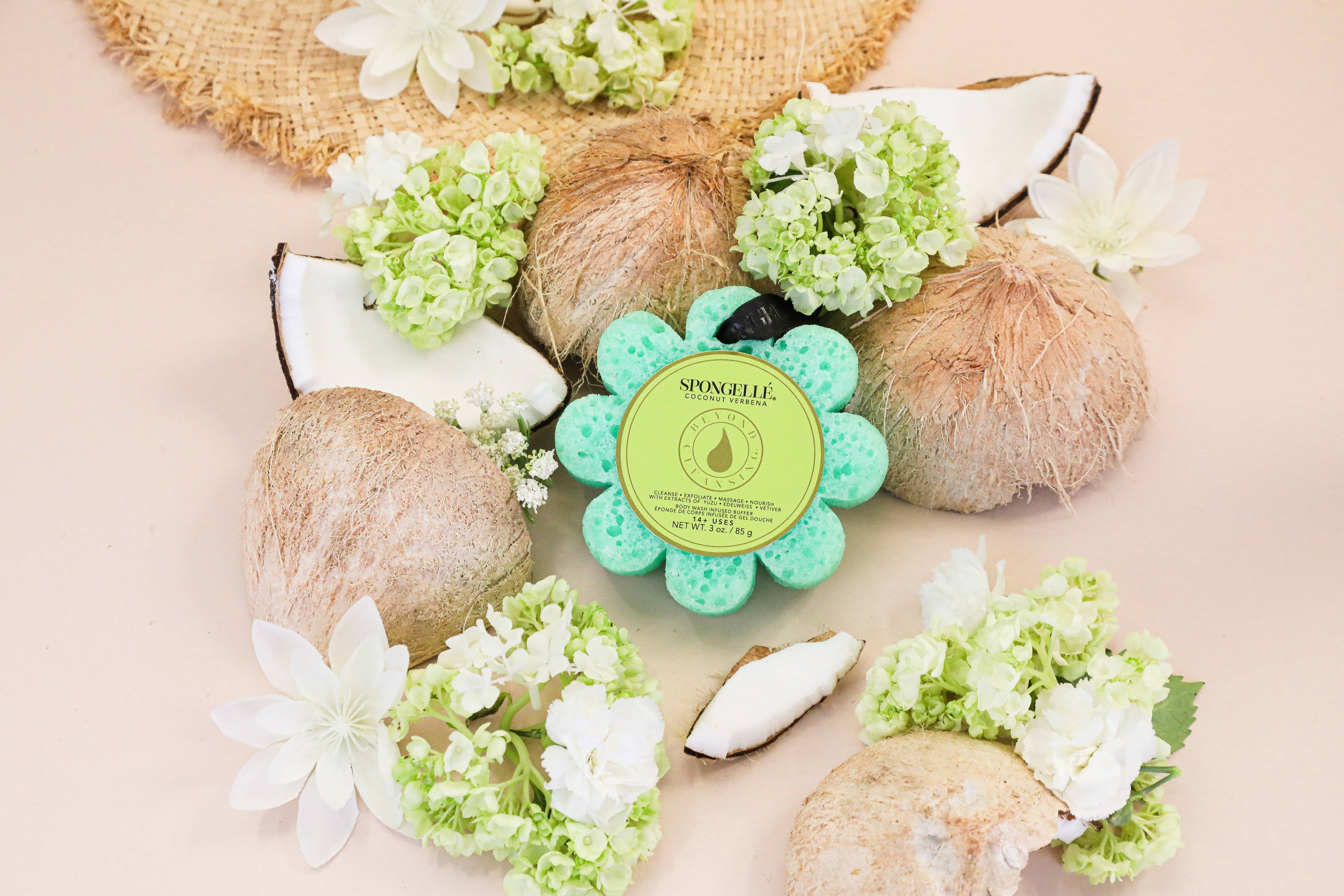 Coconut Verbena Wild Flower Soap Buffer