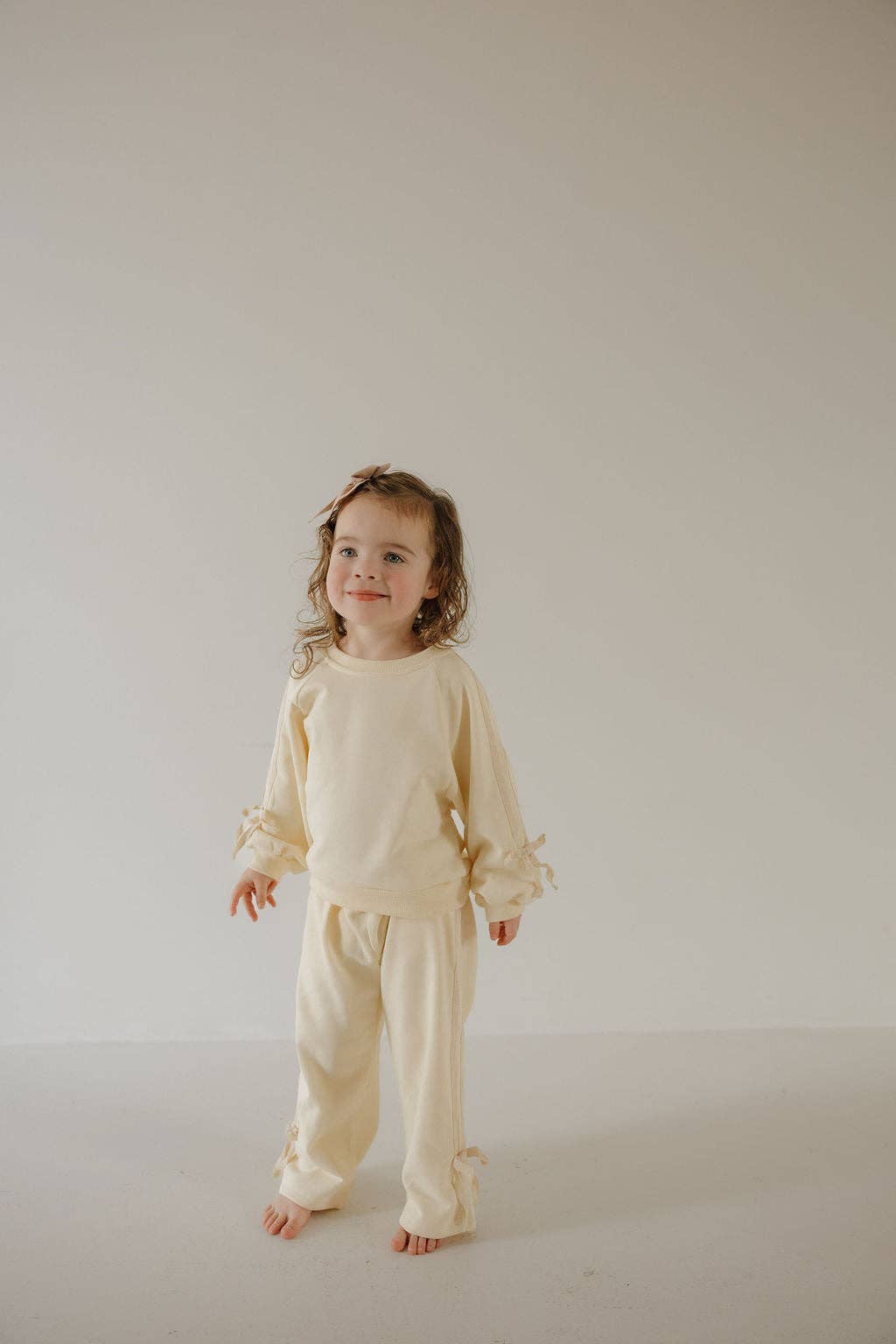 Child's Sweat Set | Buttercream Bows