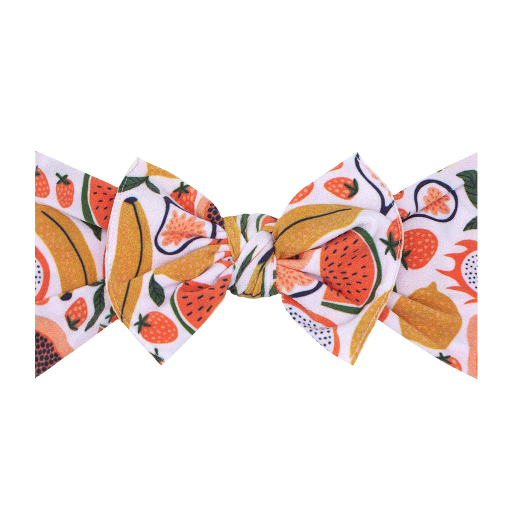 Baby Bling® Fall Printed Knot soft nylon headband: Foxy