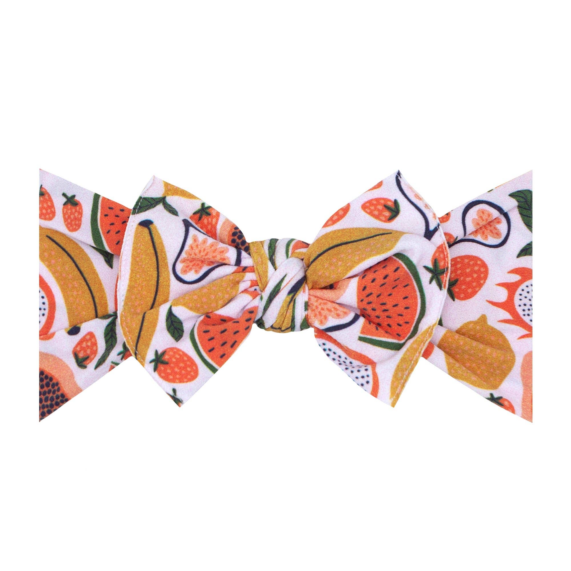 Baby Bling® Fall Printed Knot soft nylon headband: Foxy