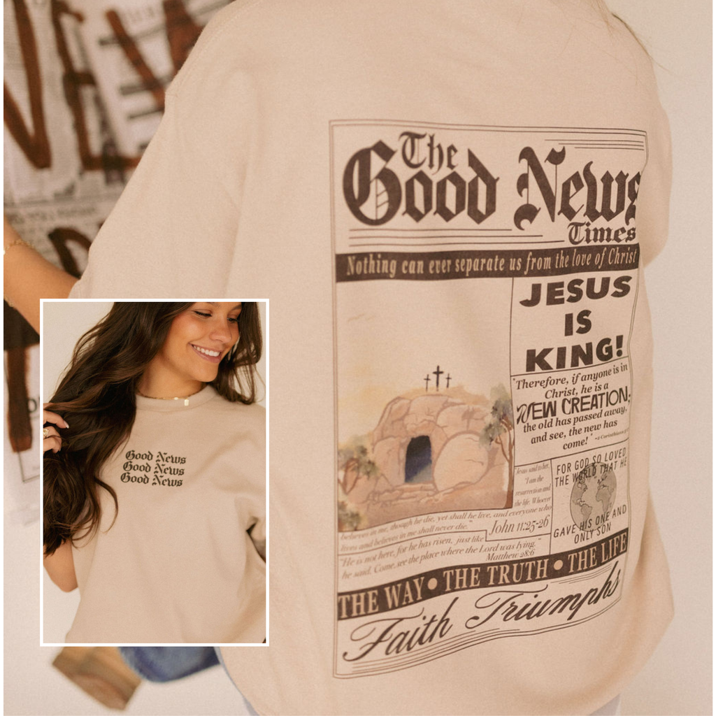The Good News unisex tee