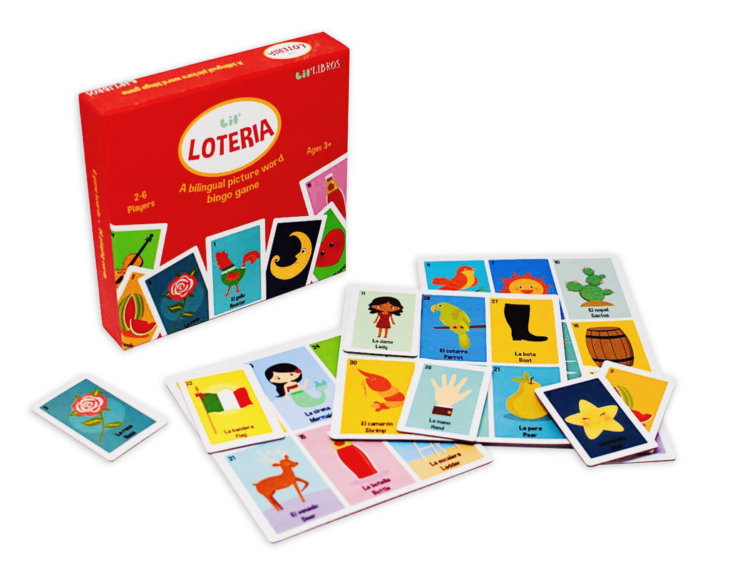 Lil’ Loteria: A Bilingual Picture Word Bingo Game (Bilingual English and Spanish)