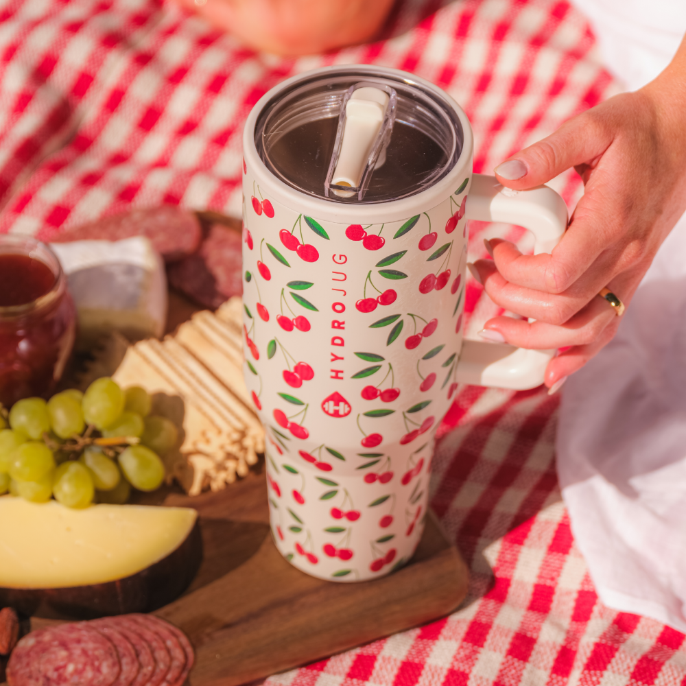 Cherries HydroJug 32 oz Traveler Tumbler