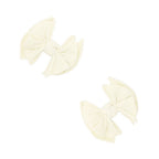 Baby Bling® 2-Pack Baby FAB® Clips soft nylon bow hair clips: Black
