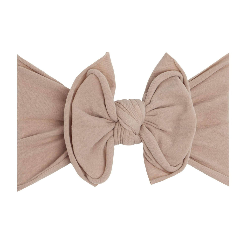 Baby Bling® FAB-BOW-LOUS® soft nylon bow headband: Pink