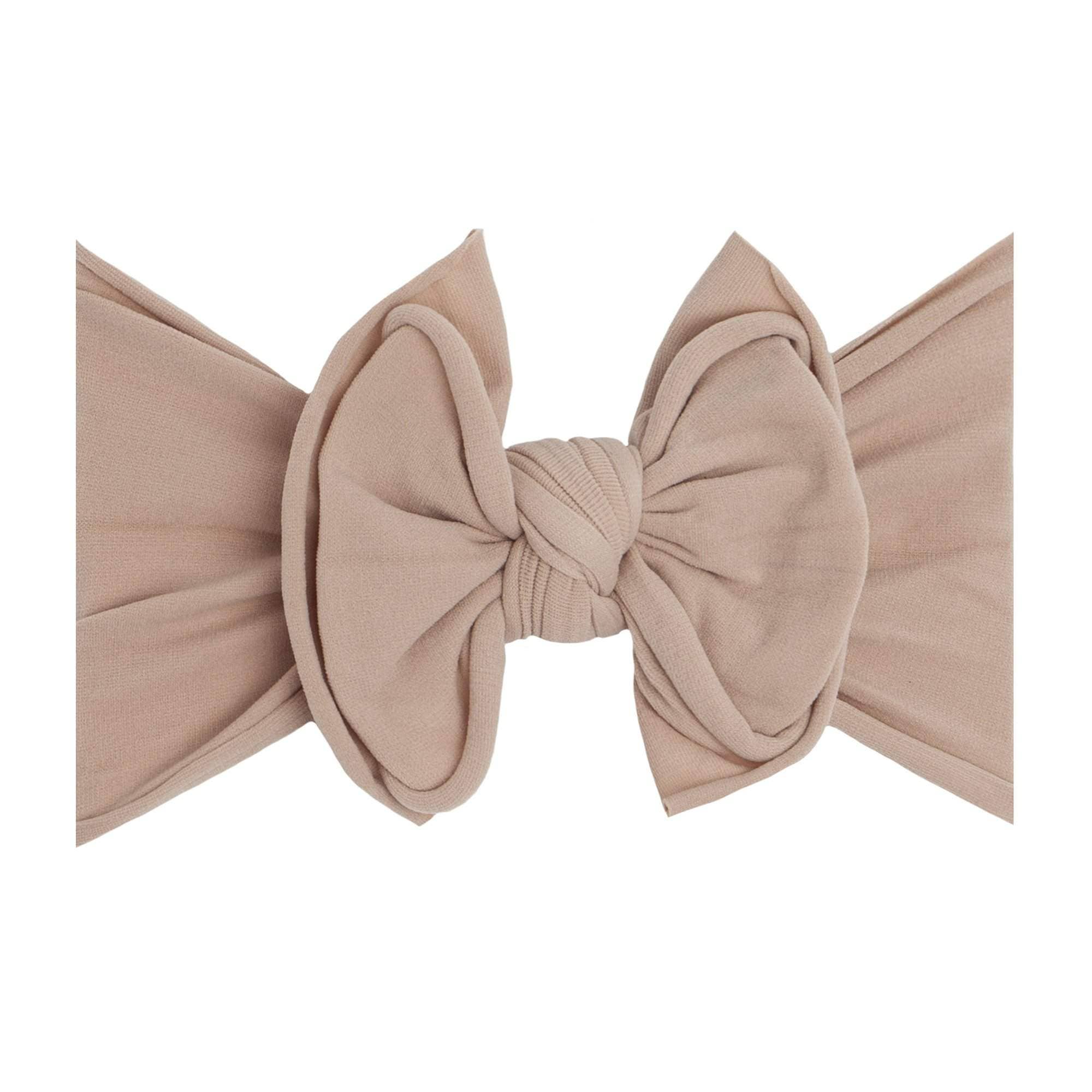 Baby Bling® FAB-BOW-LOUS® soft nylon bow headband: Pink