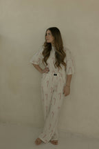 Women's Boxy Tee Lounge Set | Candy Cane