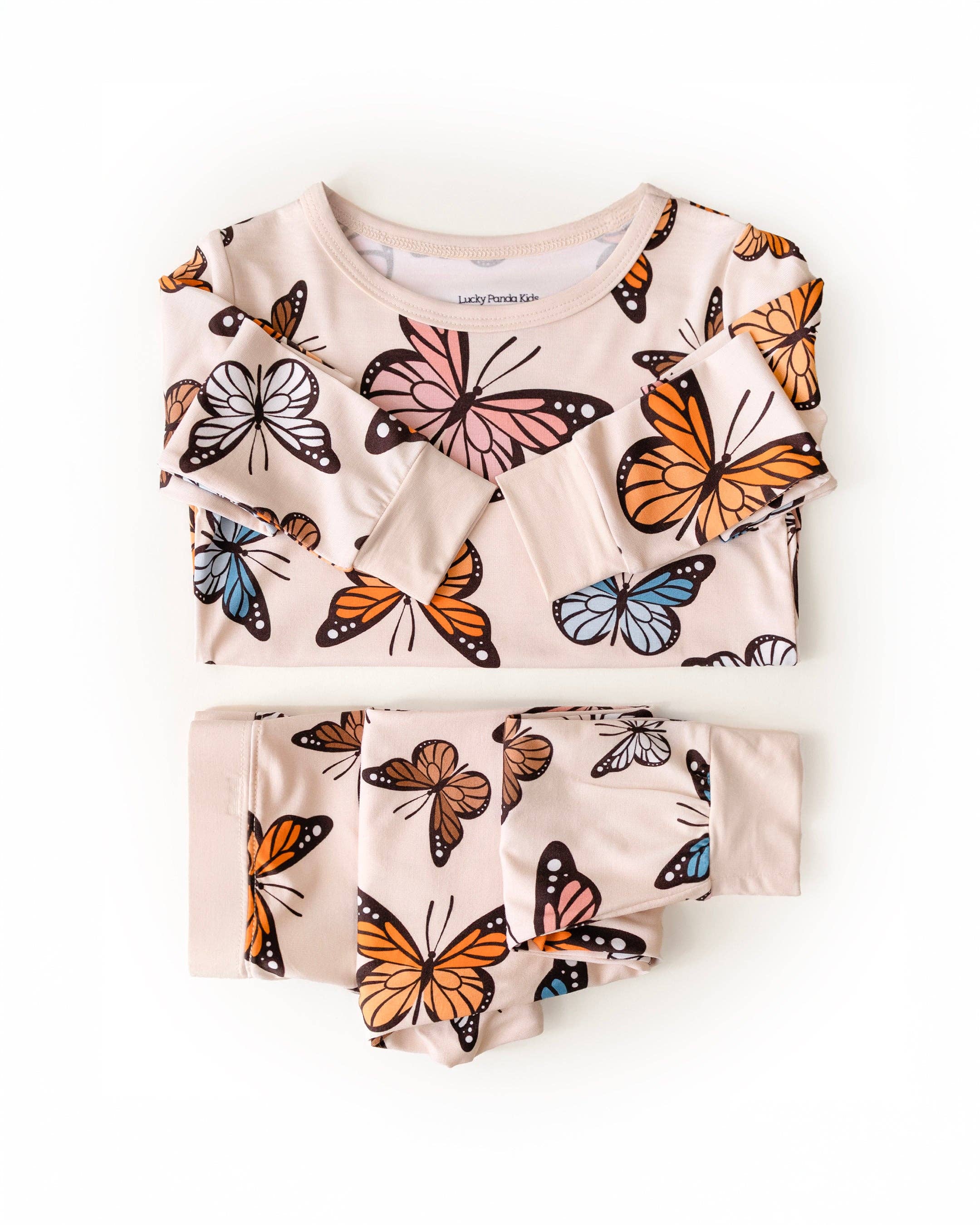 Bamboo Toddler & Kids Two Piece Set - Butterflies