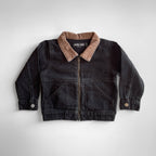 Toddler Black Vintage -Wash Denim Jacket