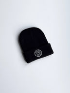 Black Smiley Daze Beanie: Toddler