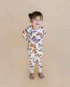 Bamboo Toddler & Kids Two Piece Set - Butterflies