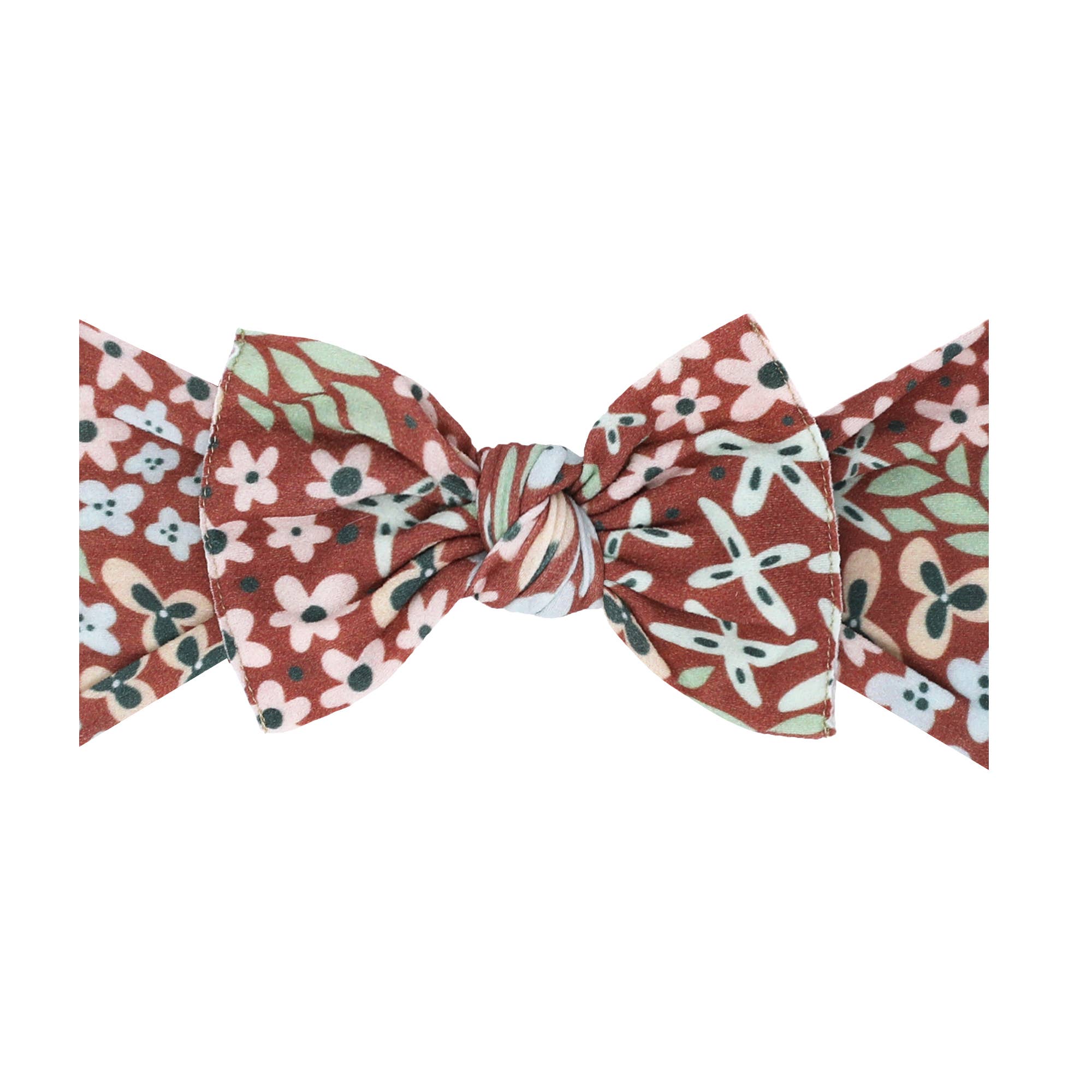 Baby Bling® Fall Printed Knot soft nylon headband: Foxy