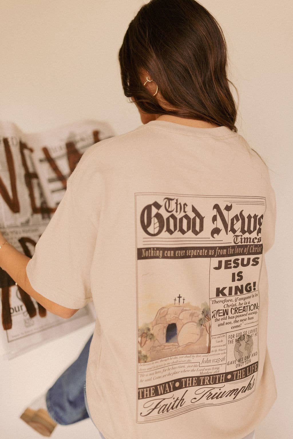 The Good News unisex tee