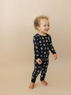 Halloween Bamboo Toddler & Kids Two Piece Set | Skelly Vibes