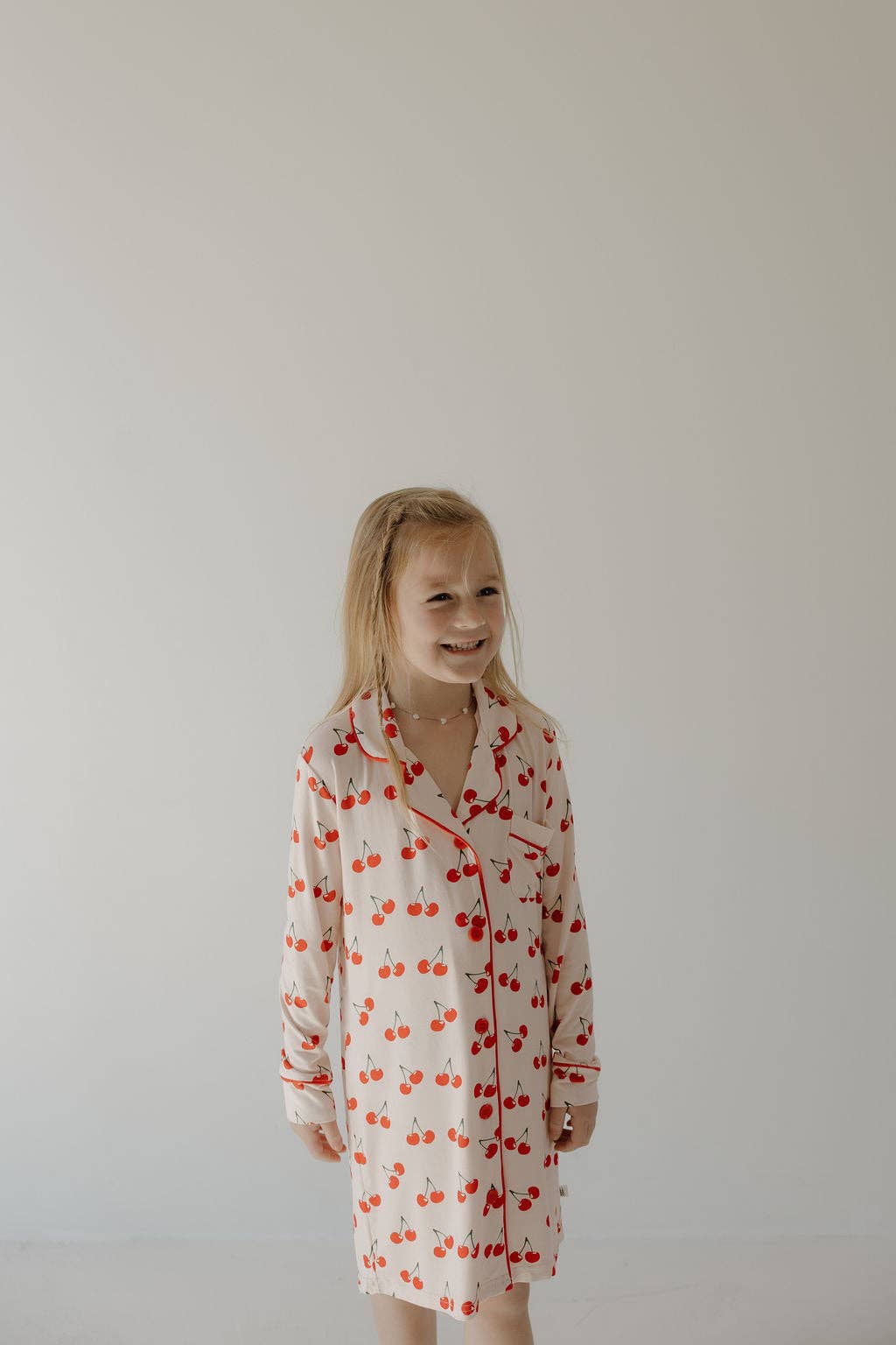 Toddler Bamboo Sleeping Dress | Cherry