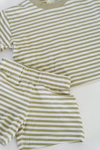 Organic Ringer Short Sleeve Set